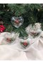 Handmade Success Health Peace Happiness Written Christmas Tree Ornament - 8