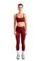 Women's Long Tights Claret Red - C901 - 3