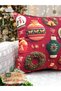 2 Pieces Cushion Cover 43X43 cm Digital Printing New Year's Eve New Year Christmas Concept New Year Christmas - 4