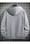 Boston Written Line Printed Unisex Oversized Hooded Hoodie - 2