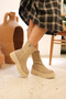 Luna High Sole Zippered Stitched Winter Boots - 4