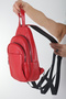Pirinçbebe Women's Small Backpack Model Red Genuine Leather Crossbody and Backpack - 6