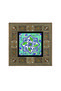 Topkapi Palace Tile Pattern Printed 20X20 Mdf Levant Table 1G-Çini3 - 2