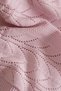 Toffy Powder Pink Wheat Knitted Acrylic Single Baby Kids Blanket 100X100 - 2