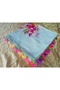 Ve Reyhan El Emeği̇ Needlework Embroidery for Writing, Scarf, Yemeni, Mevli̇t Cover, Gift with 4 Sides Embroidered - 2