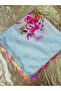 Ve Reyhan El Emeği̇ Needlework Embroidery for Writing, Scarf, Yemeni, Mevli̇t Cover, Gift with 4 Sides Embroidered - 7