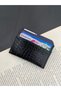 Women's faux leather croco card holder, unisex card holder - 8
