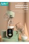 Electric Wearable Hands-Free Breast Pump With 30 PCS Breastmilk Storage Bags, Low Noise, Painless, L - 5