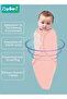 6 PCS Baby Swaddle Blanket Wrap Cap Set Newborn Infant Sleep Sack With Caps 100% Breathable Cotton 0 - 5