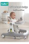 3 In 1 Baby Walker With Parent Push Handle And Big Comfortable Seat Cushion For Infants Children - 8