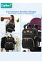 Baby Diaper Bag Backpack, Multifunction Diapers Changing Station for Boys Girls Outdoor and Travel, Infant Shower Gifts, Large Capacity, 900d Oxford, USB Port - 7