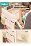 Kids Travel Tray for Car, Car Seat Tray, Road Trip Essentials, Carseat Table with Mesh Pockets, Car Desk Organizer, Car Accessories, Foldable and Waterproof - 5