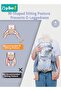 Baby Adjustable Wraps Carrier, Ergonomic Front Facing/Back Carriers with Essentials Storage Pocket f - 4