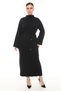 Knitted Dress, Woven Fabric, Wide Sleeve, Standard Size
