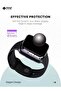 واقي شاشة عالي الدقة بالغراء الكامل لساعة Apple Watch Series 7 - 41 مم - 4