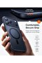 Guardian-Mag Magnetic Shockproof iPhone 17 Pro Case - MagSafe Compatible, Military-Grade, Black - 5