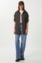 Kareli Oversized Lumberjack Shirt Ldz0049 Brown Khaki