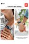 جراب مرصع بالألماس مع واقي شاشة لساعة Apple Watch مقاس 38 مم - 3