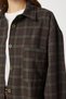 Kareli Oversized Lumberjack Shirt Ldz0049 Brown Khaki - 4