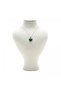 Malahit Natural Stone Necklace and Earrings - 3