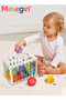 Baby Shape Sorting Toy with Elastic Bands, Sensory Shape Toys with Letter for Toddler, Tactile Perce - 3