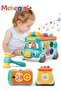 Pounding Toys for Toddlers Educational Toy Pull Along Bus Gopher Toy for Boys Girls Birthday Gift