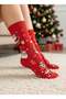 Santa Claus Throwing over the Wall Christmas Themed Towel Christmas Stocking - Cm166 - 2