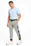 Men's Side Stripe Box Cotton Trousers. - 3