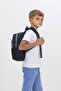 Black Kindergarten Nursery Bag with Squirrel Figure, 4 Compartments, Boys and Girls Children's Backpack - 5