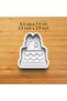 Eighteen Years Old 18Th Birthday Patterned Set of 4 Cookie and Sugar Dough Molds - 3