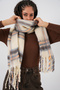 Women's Soft Textured Thick Shawl Scarf 1311 - C. Beige - 5