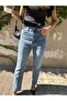 Straight Raw Hem High Waist Jeans - 3