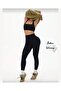 Larosa Black Stitch-Free Fleece Inside Thermal Standard Size Winter Leggings - 3