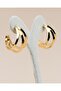 Trevia Triple Look Half Hoop Steel Earrings - 2