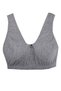 Tutku-3-Pack Women's Wide Strap Combed Cotton Mother's Half Athlete Bra - 4