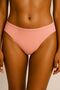 Salmon Pink Cotton Basic Daily Women's Bikini Panties – Regular Waist, Non-Marking, Soft Texture, Flexible Comfortable