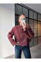 Premium Burgundy Suede Jacket - 7
