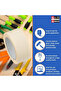 White Masking Tape, Painter's Tape (1.5 INCH, Pack of 6) - 7