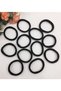 Set of 24 Black Rubber Hair Ties for Women, Durable and Non-Slip Hair Ties - 3