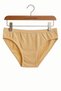 3 Pieces Skin Color Cotton Basic Daily Women's Bikini Panties – Normal Waist, Non-Marking, Flexible Comfortable - 6
