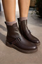 Velora Women's Brown Genuine Leather Boots - 4