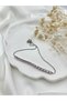 Pink Baguette Zircon Stone Elevator Waterway Women's Bracelet – Silver Color Elegant Stylish Bracelet Model - 7
