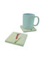 Ottoman Tulip Drawing Printed Natural Stone Coasters 10cm X 10cm |   1G-Olale1 - 2