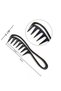 Women and Men Black Wide Tooth Hair Comb Professional Styling Comb - 4