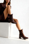 Women's Daily Boots Poina Brown - 7