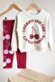 Miniğimin Cicileri Cherry Printed Girls' 2-Piece Leggings Set - Claret Red - 2