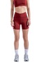 Women's Short Biker Leggings Claret Red - C518