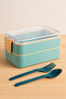 2 Layers Meal Storage Container Lunch Box Set Athlete Diet Student Fitness School Workplace Lunch Box - 3