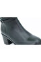 Genuine Leather/Textile Rubber Sole Zippered Women's Boots - C265987 - 6