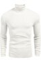 Men's Corded Fabric Turtleneck Knitwear Sweater – Winter Slim Fit Turtleneck - 2